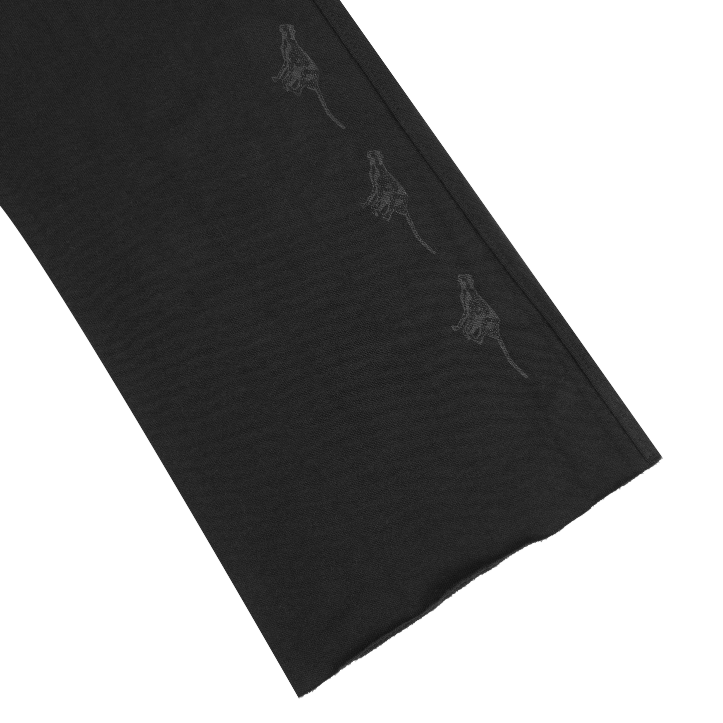 STRAIGHT LEG SWEATPANTS (BLACK)