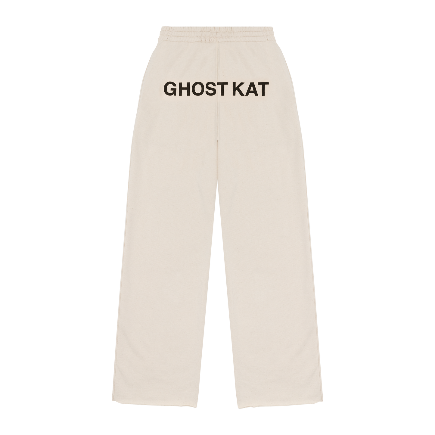 STRAIGHT LEG GHOST KAT SWEATPANTS (IVORY)